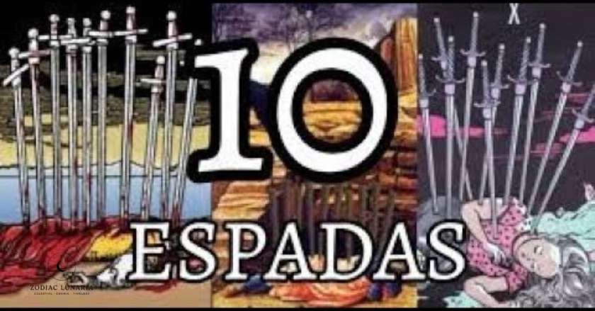 Diez de Espadas Tarot