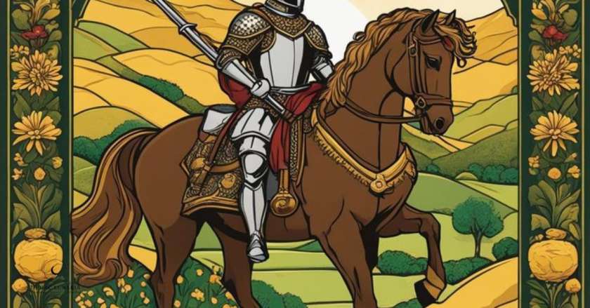 Caballero de Bastos Tarot