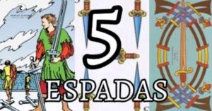 Cinco de Espadas Tarot