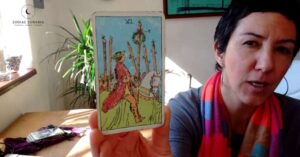 Seis de Bastos Tarot