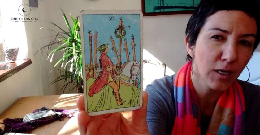 Seis de Bastos Tarot